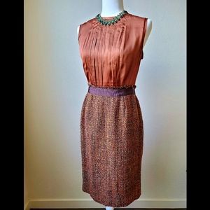 🔥Bronze Tweed Sheath dress